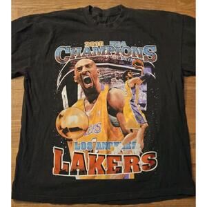 Los Angeles Lakers Kobe Bryant 2010 Nba Champions Rap Tee T Shirt
